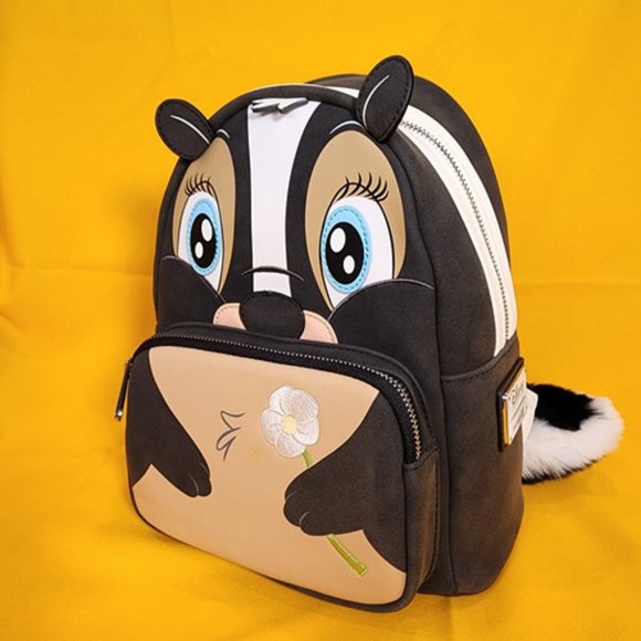Loungefly Disney Flower Skunk Cosplay Bambi SideKick Mini Backpack NEW main image 3